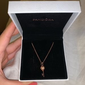Pandora Regal Key Pendant & Chain (necklace)
